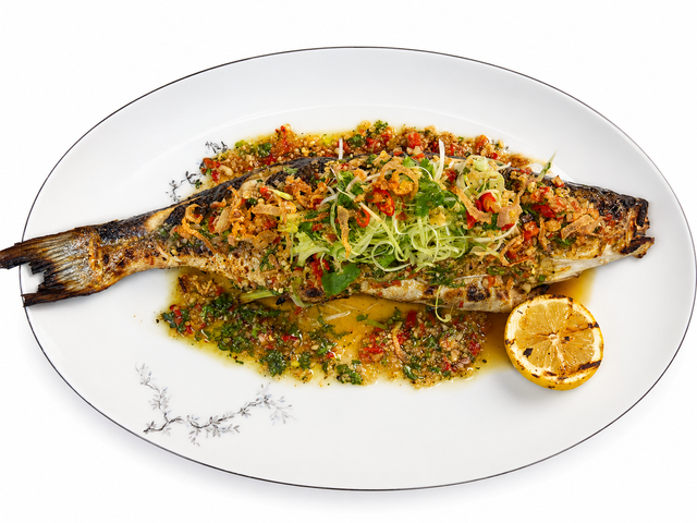 Grilled Branzino.