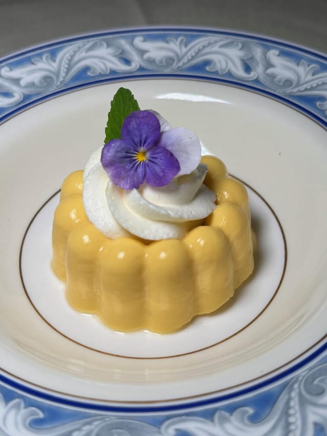 Mango Panna Cotta.