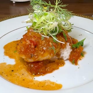 Lunch- Branzino w/ Tomato Sauce